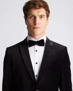 Black Velvet Bow Tie