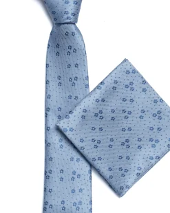 Blue Floral Tie