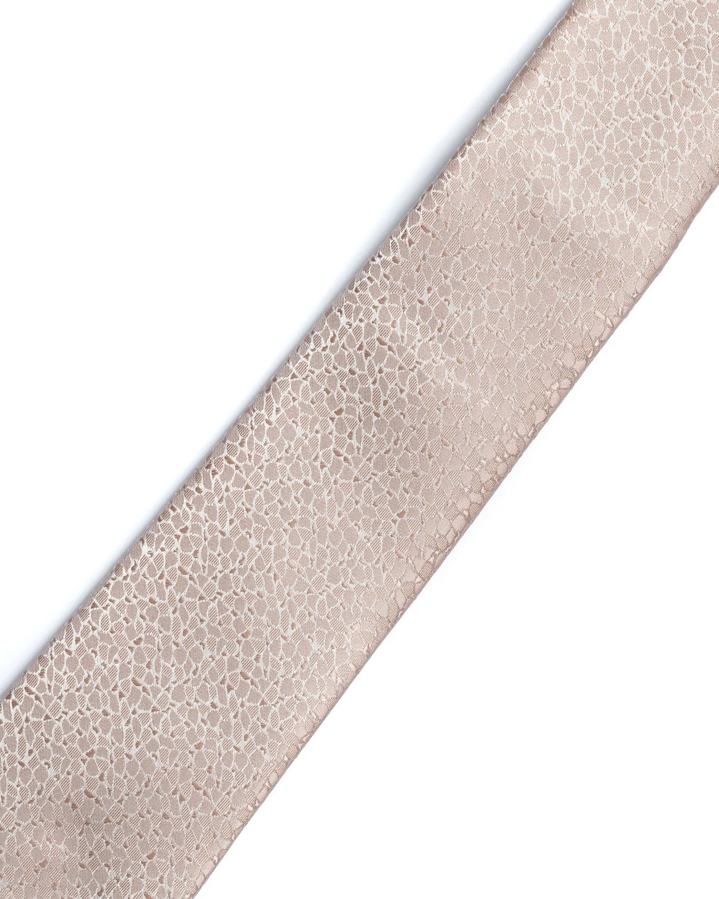 Brown Micro Pattern Print Tie