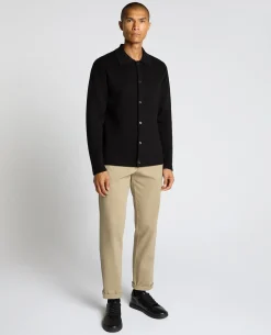 Button-Up Cotton Cardigan