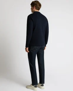 Button-Up Cotton Cardigan