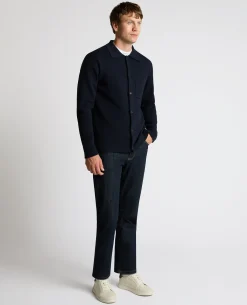 Button-Up Cotton Cardigan