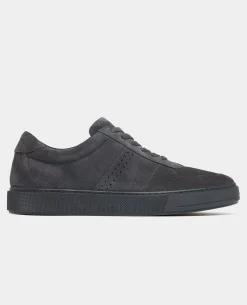Charcoal Grey Suede Trainer
