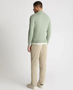 Cotton Half Zip Jumper