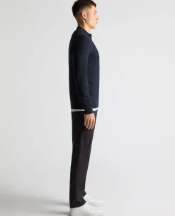 Cotton Half Zip Jumper