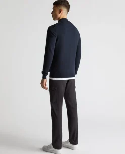 Cotton Half Zip Jumper