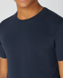 Cotton Stretch Crew Neck T-Shirt