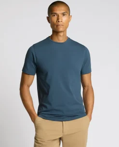 Cotton-Stretch Crew Neck T-Shirt