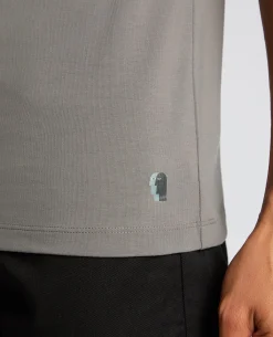 Cotton-Stretch Crew Neck T-Shirt