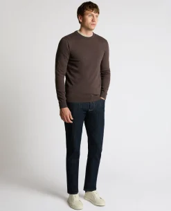 Crew Neck Cotton Sweater