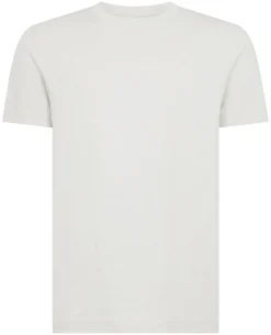 Crew Neck Slub Yarn Jersey T-Shirt