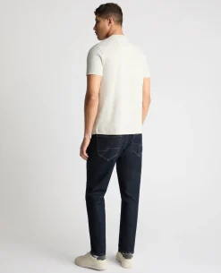 Crew Neck Slub Yarn Jersey T-Shirt