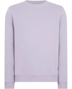 Crew Neck Terry Embroidered Sweatshirt