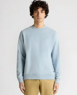 Crew Neck Terry Embroidered Sweatshirt