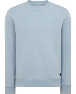 Crew Neck Terry Embroidered Sweatshirt