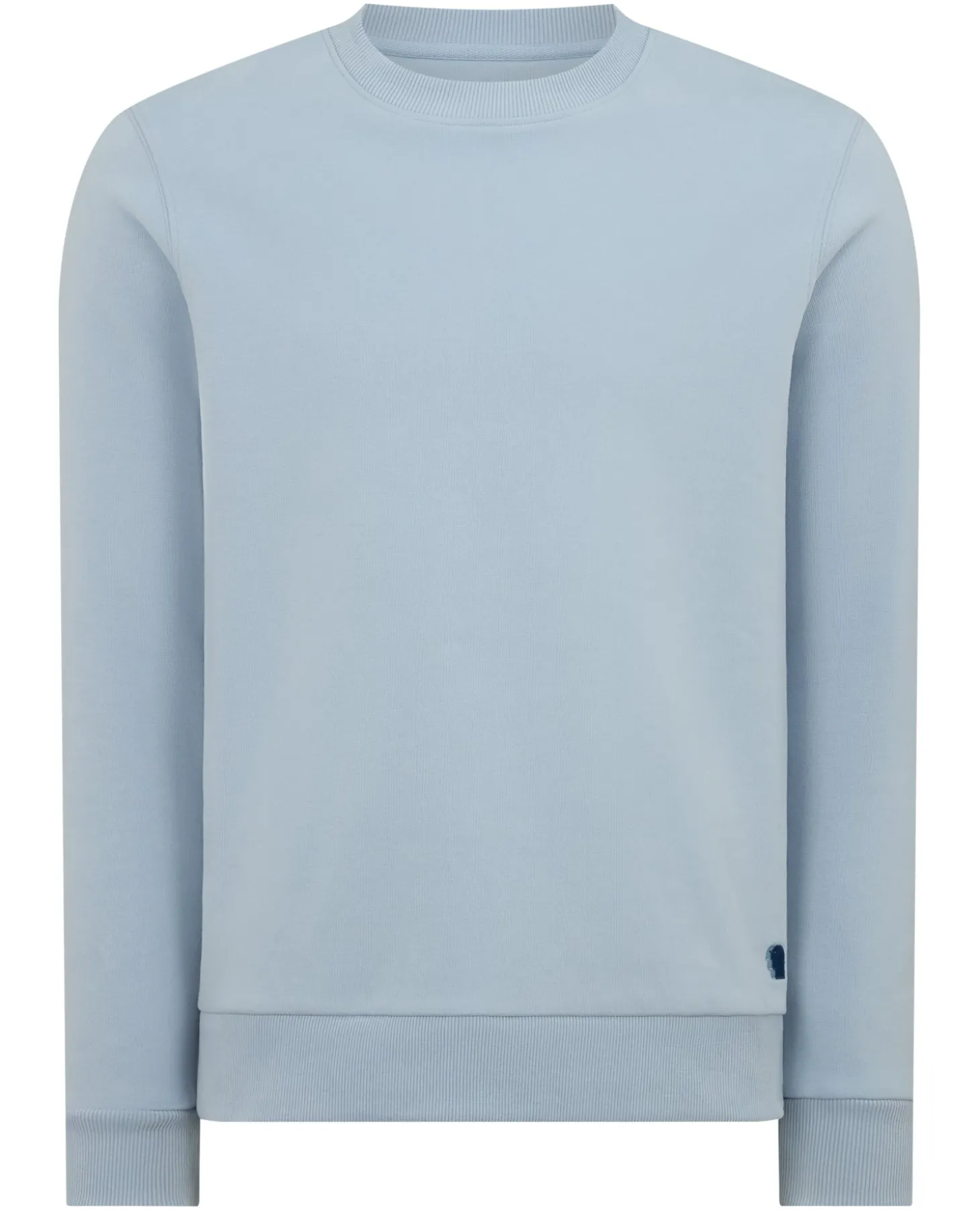 Crew Neck Terry Embroidered Sweatshirt