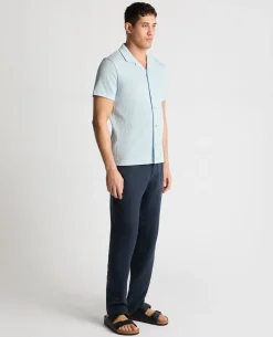 Cuban Collar Jersey Shirt