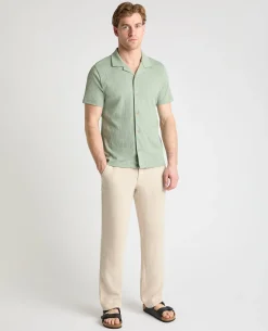 Cuban Collar Jersey Shirt