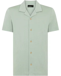 Cuban Collar Jersey Shirt