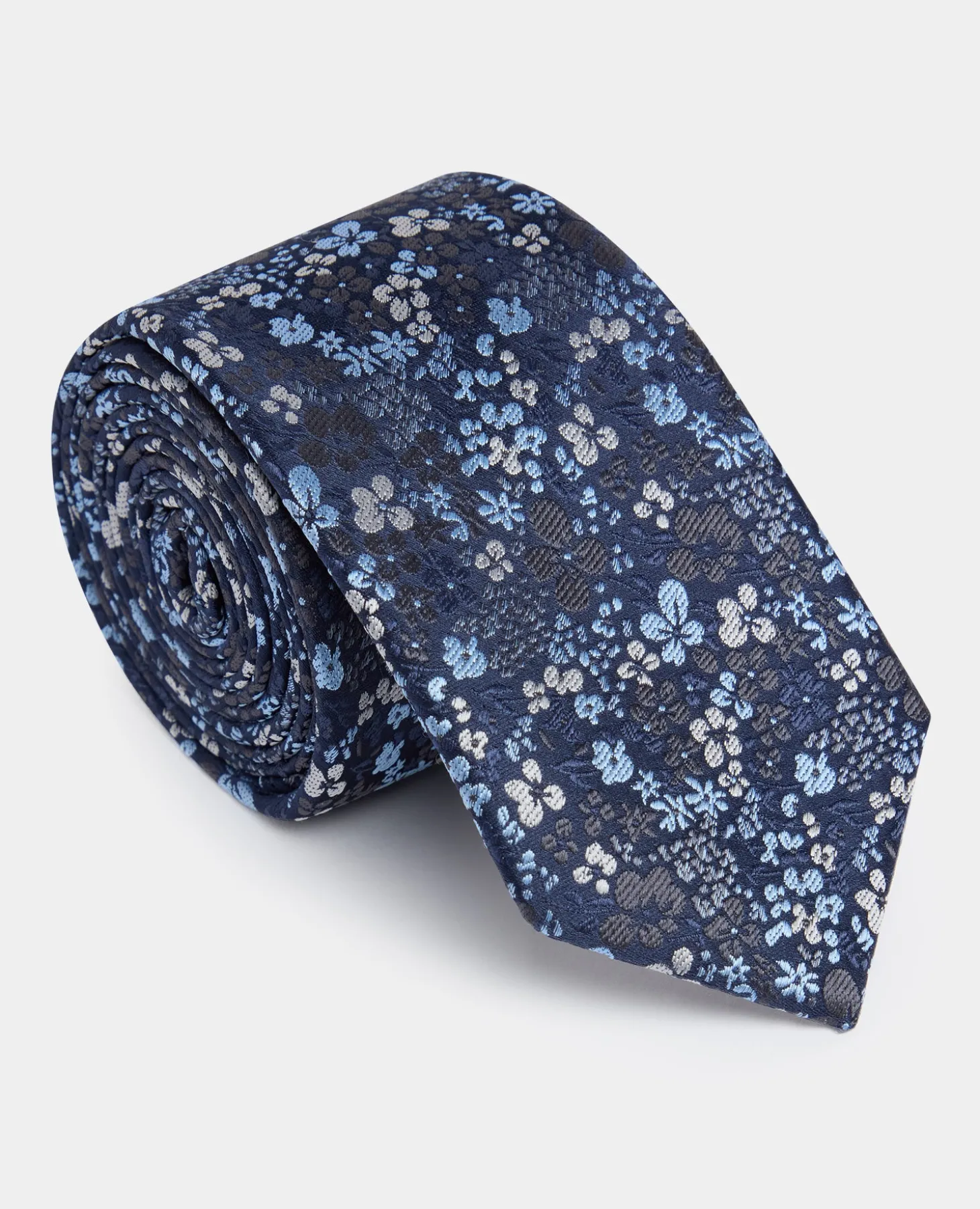 Ditsy Floral Print Tie