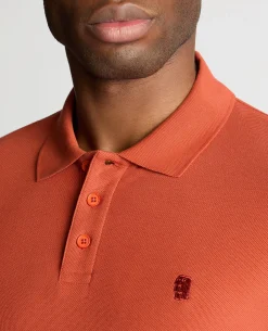 Embroidered Cotton Polo Shirt
