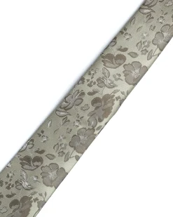 Green Floral Print Tie