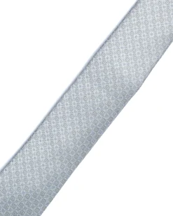 Green Print Silk Tie