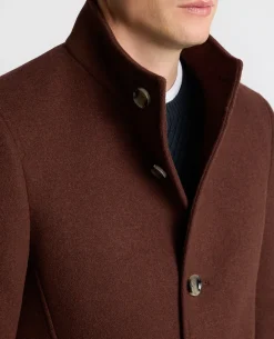 Jonah Tailored Fit Wool Blend Overcoat