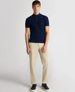 Knitted Cotton Polo Shirt