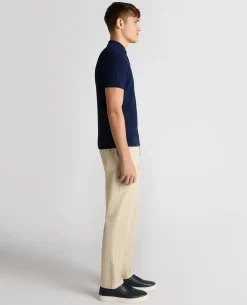 Knitted Cotton Polo Shirt