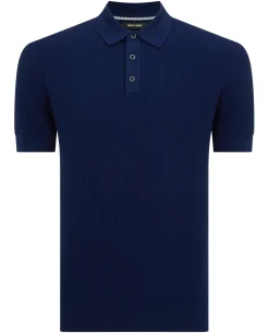 Knitted Cotton Polo Shirt