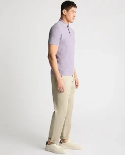 Knitted Cotton Polo Shirt