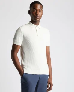 Knitted Cotton Polo Shirt