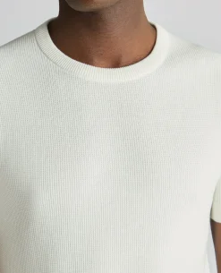 Knitted Crew Neck T-Shirt