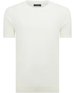 Knitted Crew Neck T-Shirt