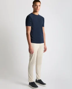 Knitted Crew Neck T-Shirt