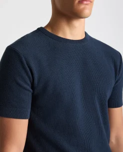Knitted Crew Neck T-Shirt