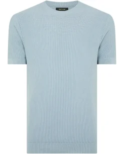 Knitted Crew Neck T-Shirt