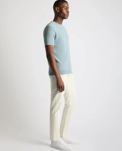 Knitted Crew Neck T-Shirt