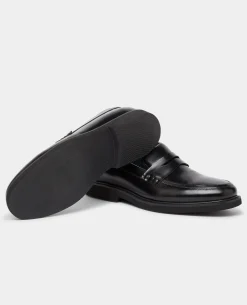 Leather Slip On Loafer