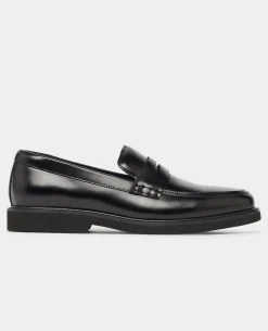 Leather Slip On Loafer
