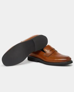 Leather Slip On Loafer