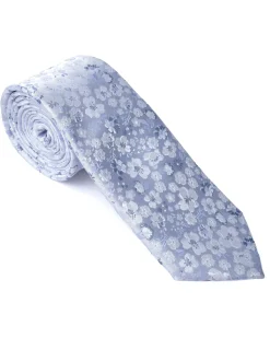 Lilac Floral Print Tie