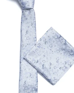 Lilac Floral Print Tie