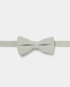 Linen-Blend Bow Tie