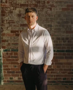 Long Sleeve Cotton Stretch Shirt