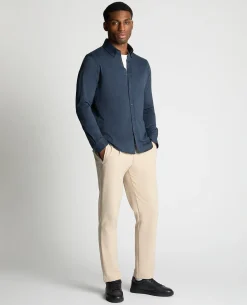 Long Sleeve Cotton Stretch Shirt