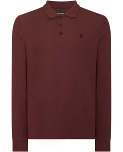 Long-Sleeve Cotton Polo