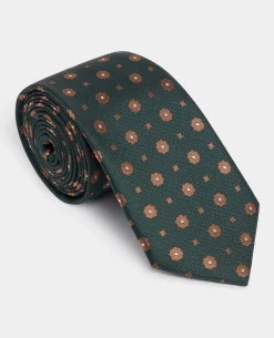 Micro-Pattern Print Tie