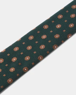 Micro-Pattern Print Tie